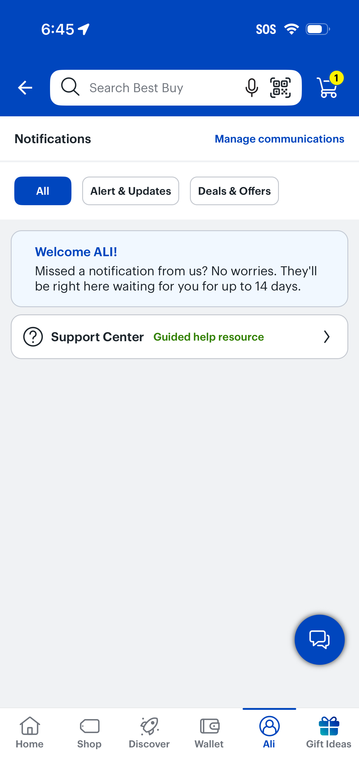 best-buy notifications screenshot